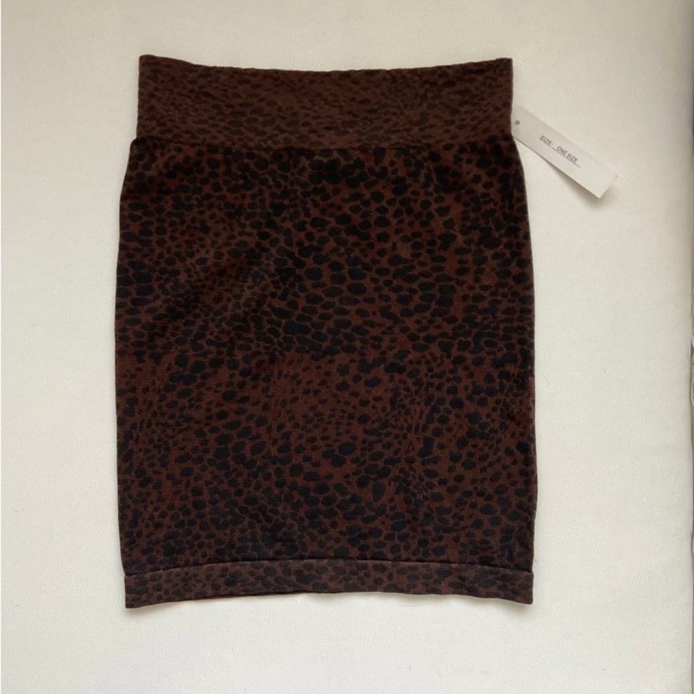 Yi Tong Leopard  mini Skirt S